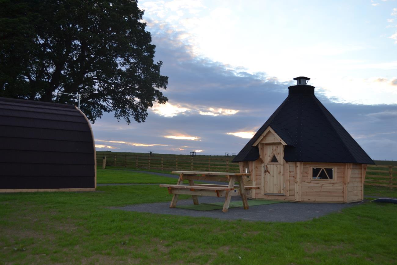 BBQ Pod Glamping Holidays in Northumberland